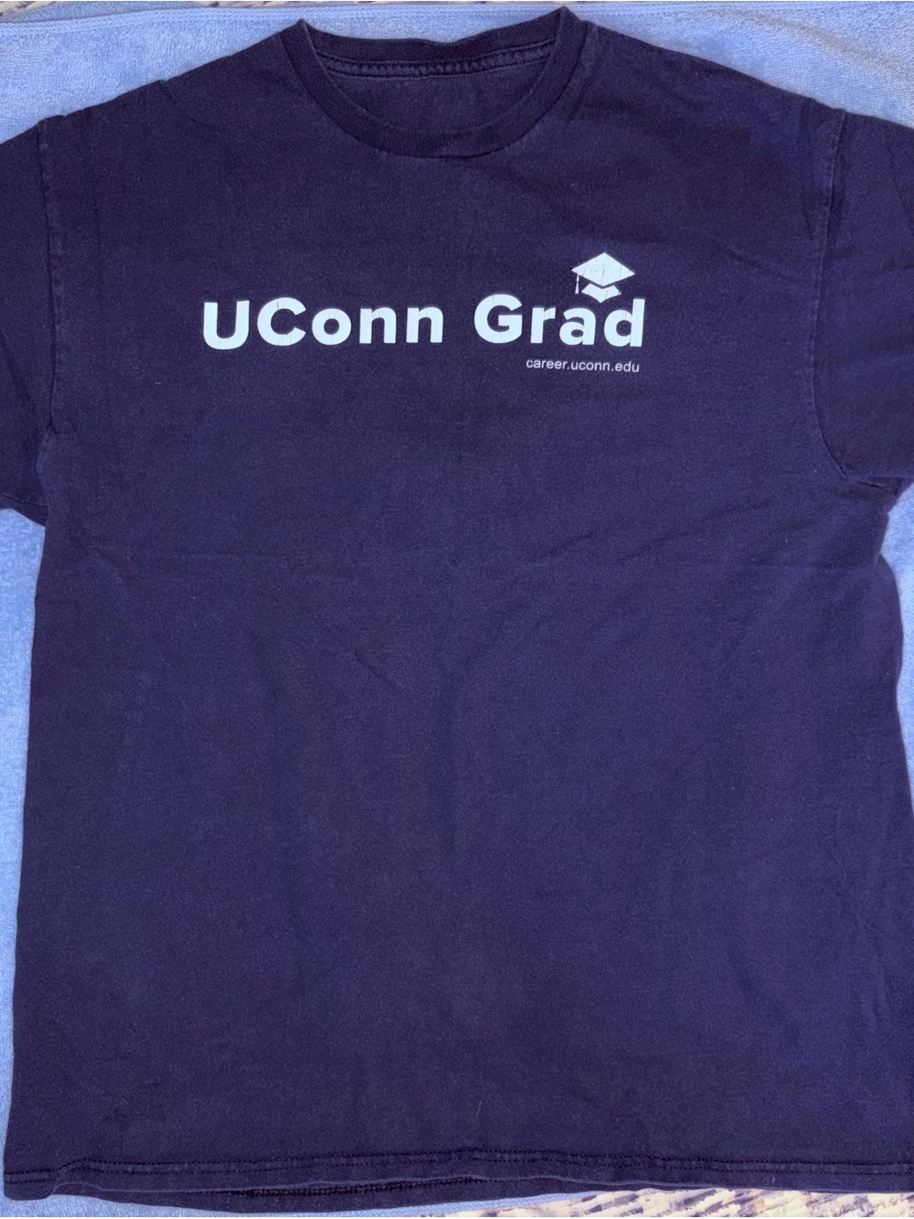 UConn Grad Navy Short Sleeve Tee